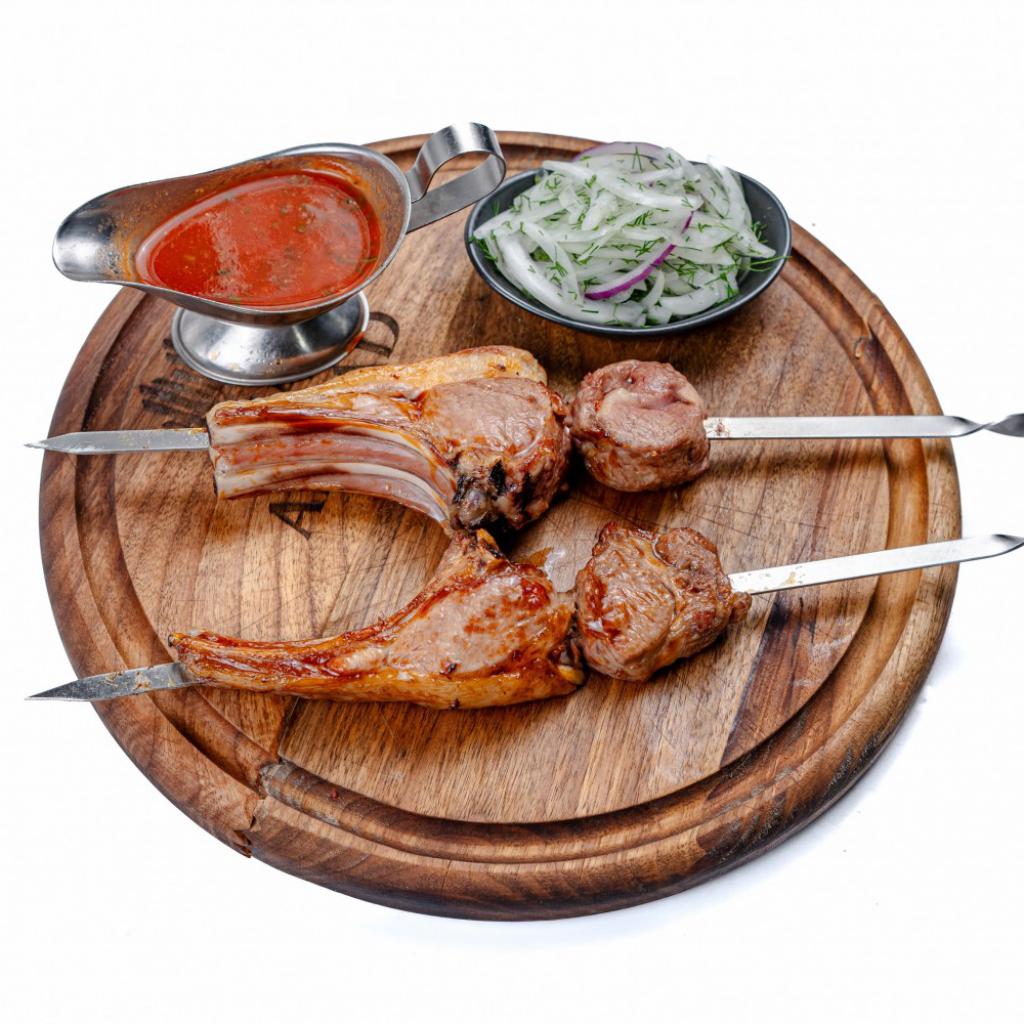 Шашлык из бараньей корейки 120 гр