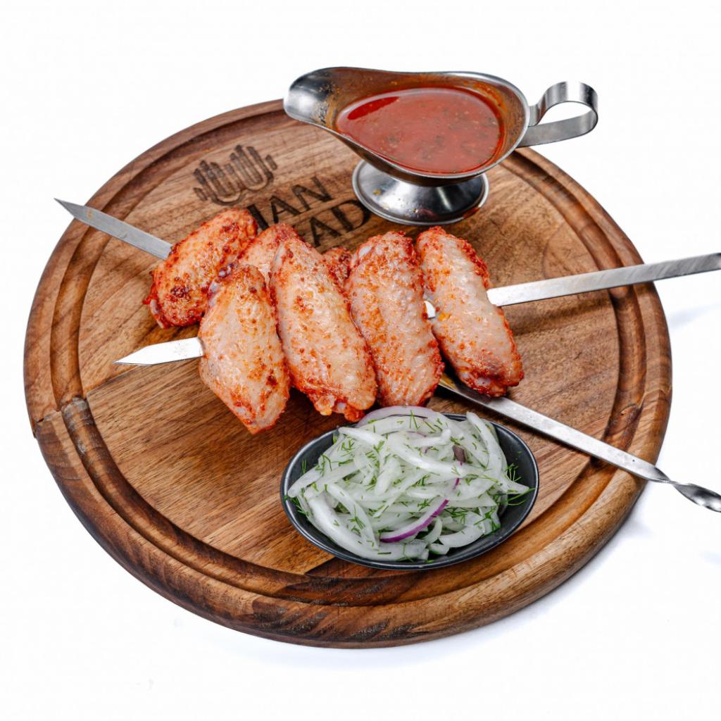 Шашлык из куриных крылышек 160 гр