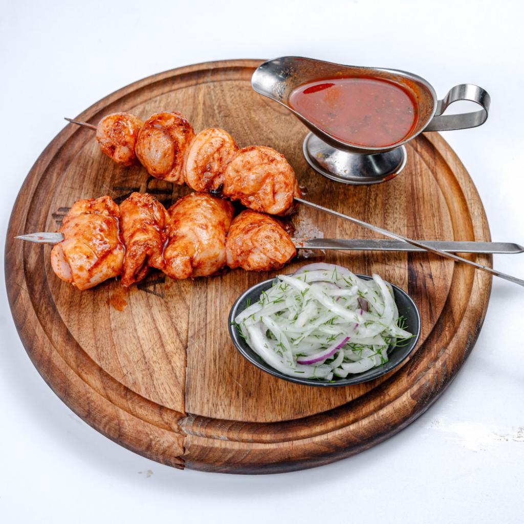 Шашлык из куриного бедра 160 гр